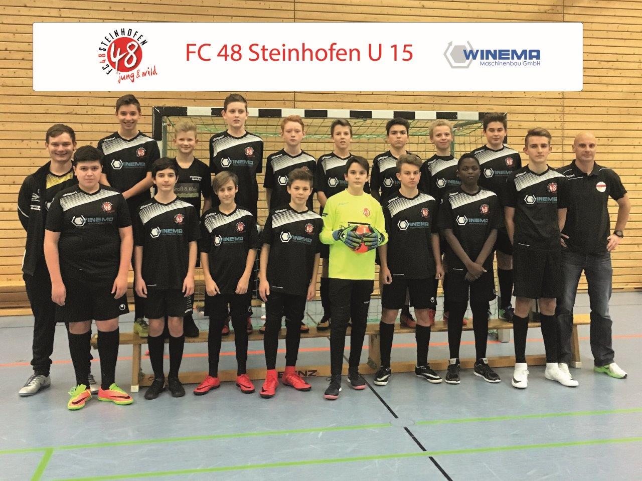 WINEMA unterstützt Jugendarbeit des FC48 Steinhofen
